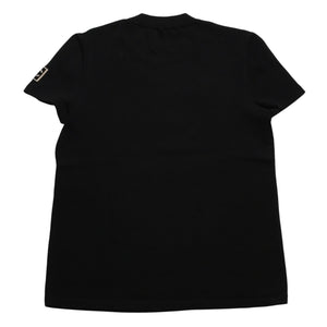 CHANEL Knit Short Sleeve Tops Knit T-shirt P21671V01329 Size 42 Coco Mark Cotton Black Good Condition Used 4a004812