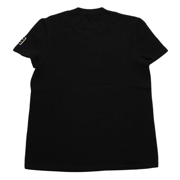 CHANEL Knit Short Sleeve Tops Knit T-shirt P21671V01329 Size 42 Coco Mark Cotton Black Good Condition Used 4a004812