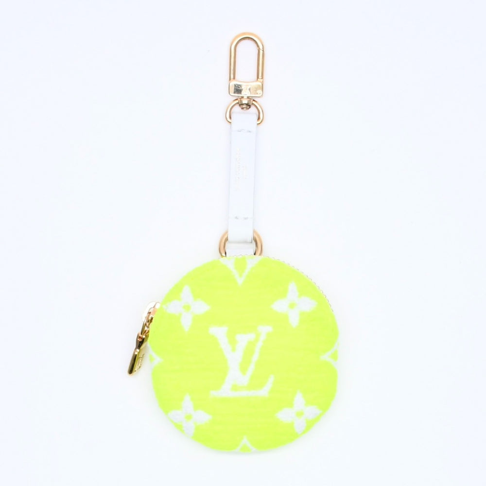 LOUIS VUITTON ルイヴィトン モノグラム チャーム エリプスBB用 イエロ- 黄色 アクセサリー 美品 中古 4a004438
