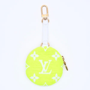 LOUIS VUITTON ルイヴィトン モノグラム チャーム エリプスBB用 イエロ- 黄色 アクセサリー 美品 中古 4a004438