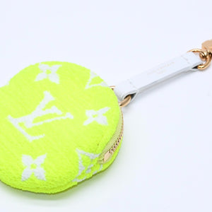 LOUIS VUITTON ルイヴィトン モノグラム チャーム エリプスBB用 イエロ- 黄色 アクセサリー 美品 中古 4a004438