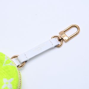 LOUIS VUITTON ルイヴィトン モノグラム チャーム エリプスBB用 イエロ- 黄色 アクセサリー 美品 中古 4a004438