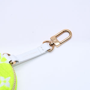 LOUIS VUITTON ルイヴィトン モノグラム チャーム エリプスBB用 イエロ- 黄色 アクセサリー 美品 中古 4a004438