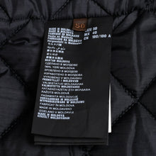 画像をギャラリービューアに読み込む, 極美品 PRADA プラダ 中綿入りナイロンステンカラーコート UGY148 ブラック アウター 50サイズ モルドバ製 バルカラー 中古 4a004708