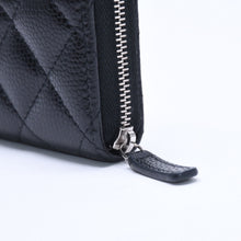 画像をギャラリービューアに読み込む, 極美品 CHANEL シャネル コインケース 小銭入れ ランダム番台 ココマーク キャビアスキン ブラック シルバー金具 中古 4a004718