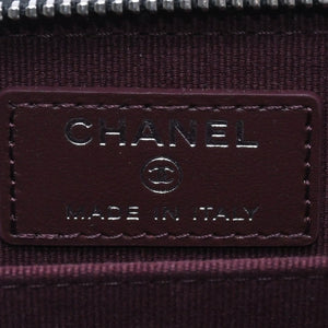 Very good condition CHANEL Coin case Coin purse Random number Coco mark Caviar skin Black Silver hardware Used 4a004718