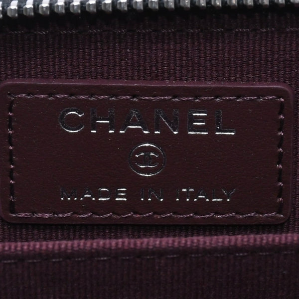 Very good condition CHANEL Coin case Coin purse Random number Coco mark Caviar skin Black Silver hardware Used 4a004718