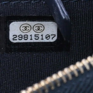 極美品 CHANEL シャネル CHANEL19 コインケース 小銭入れ 29番台 ココマーク ラムスキン ネイビー ゴールド金具 中古 4a004716
