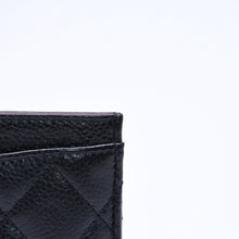 画像をギャラリービューアに読み込む, 極美品 CHANEL シャネル カードケース 26番台 ココマーク キャビアスキン ブラック バーガンディ ゴールド金具 中古 4a004760