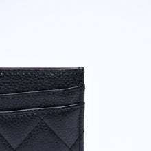 画像をギャラリービューアに読み込む, 極美品 CHANEL シャネル カードケース 26番台 ココマーク キャビアスキン ブラック バーガンディ ゴールド金具 中古 4a004760