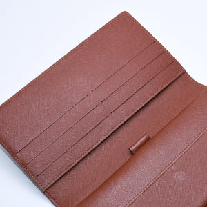 Very good condition LOUIS VUITTON Portefeuil International Trifold Wallet M61217 Monogram Gold Hardware Used 4a004691