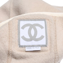 画像をギャラリービューアに読み込む, 極美品 CHANEL シャネル スポーツライン バラクラバ スキーマスク サイズM ココマークパッチ ポリエステル ベージュ 中古 4a004763