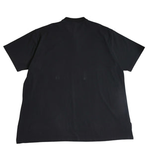 Very Good Condition BALENCIAGA Balenciaga Laurel Classic Polo Shirt Laurel BB Logo Black Drop Shoulder Red Embroidery L Size Used 4a004533