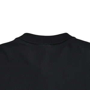 Very Good Condition BALENCIAGA Balenciaga Laurel Classic Polo Shirt Laurel BB Logo Black Drop Shoulder Red Embroidery L Size Used 4a004533