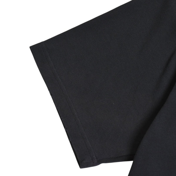 Very Good Condition BALENCIAGA Balenciaga Laurel Classic Polo Shirt Laurel BB Logo Black Drop Shoulder Red Embroidery L Size Used 4a004533