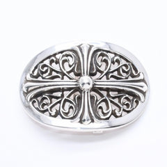 Very good condition CHROME HEARTS BUCKLE CLASSIC OVAL CROSS 1.5 Classic oval cross buckle 1.5 Weight approx. 136.38g Used 4a004719