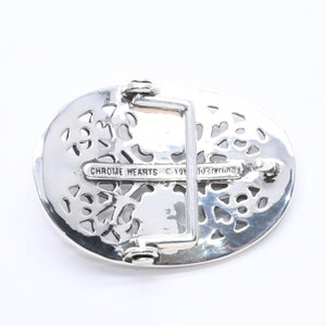 Very good condition CHROME HEARTS BUCKLE CLASSIC OVAL CROSS 1.5 Classic oval cross buckle 1.5 Weight approx. 136.38g Used 4a004719