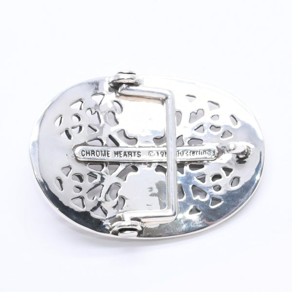 Very good condition CHROME HEARTS BUCKLE CLASSIC OVAL CROSS 1.5 Classic oval cross buckle 1.5 Weight approx. 136.38g Used 4a004719