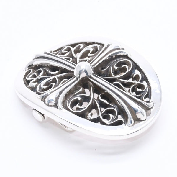 Very good condition CHROME HEARTS BUCKLE CLASSIC OVAL CROSS 1.5 Classic oval cross buckle 1.5 Weight approx. 136.38g Used 4a004719