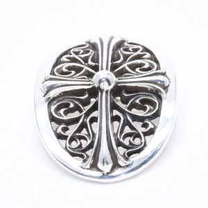 Very good condition CHROME HEARTS BUCKLE CLASSIC OVAL CROSS 1.5 Classic oval cross buckle 1.5 Weight approx. 136.38g Used 4a004719