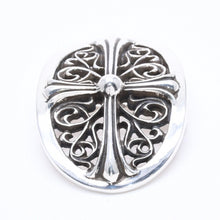 画像をギャラリービューアに読み込む, 極美品 CHROME HEARTS クロムハーツ BUCKLE CLASSIC OVAL CROSS 1.5 クラシックオーバルクロス バックル 1.5 重量約136.38g 中古 4a004719
