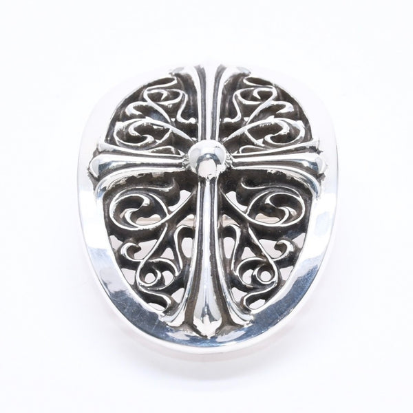 Very good condition CHROME HEARTS BUCKLE CLASSIC OVAL CROSS 1.5 Classic oval cross buckle 1.5 Weight approx. 136.38g Used 4a004719