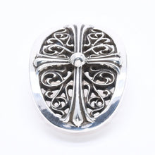 画像をギャラリービューアに読み込む, 極美品 CHROME HEARTS クロムハーツ BUCKLE CLASSIC OVAL CROSS 1.5 クラシックオーバルクロス バックル 1.5 重量約136.38g 中古 4a004719
