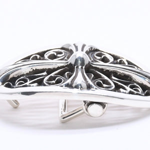 Very good condition CHROME HEARTS BUCKLE CLASSIC OVAL CROSS 1.5 Classic oval cross buckle 1.5 Weight approx. 136.38g Used 4a004719