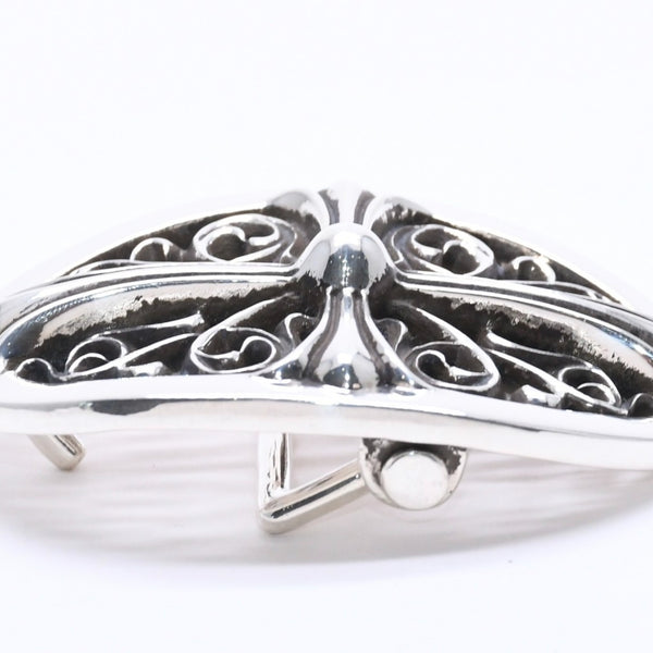 Very good condition CHROME HEARTS BUCKLE CLASSIC OVAL CROSS 1.5 Classic oval cross buckle 1.5 Weight approx. 136.38g Used 4a004719