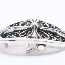 画像をギャラリービューアに読み込む, 極美品 CHROME HEARTS クロムハーツ BUCKLE CLASSIC OVAL CROSS 1.5 クラシックオーバルクロス バックル 1.5 重量約136.38g 中古 4a004719