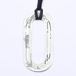 HERMES エルメス ネックレス トゥアレグ ペンダント オバール 重量30.23 ag925 シルバー 美品 中古 4a004497