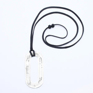 HERMES エルメス ネックレス トゥアレグ ペンダント オバール 重量30.23 ag925 シルバー 美品 中古 4a004497