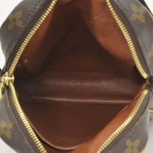 LOUIS VUITTON Shoulder Bag Danube Monogram Tanned Leather PVC Brown M45266 Good Condition Used 4a0047214