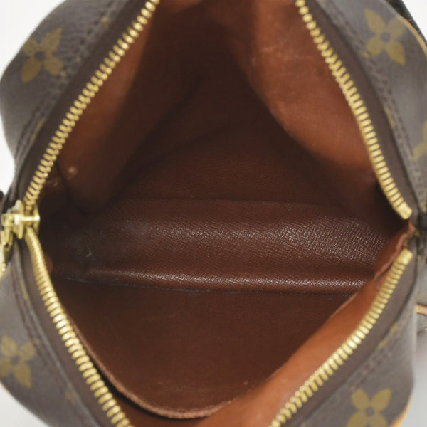 LOUIS VUITTON Shoulder Bag Danube Monogram Tanned Leather PVC Brown M45266 Good Condition Used 4a0047214