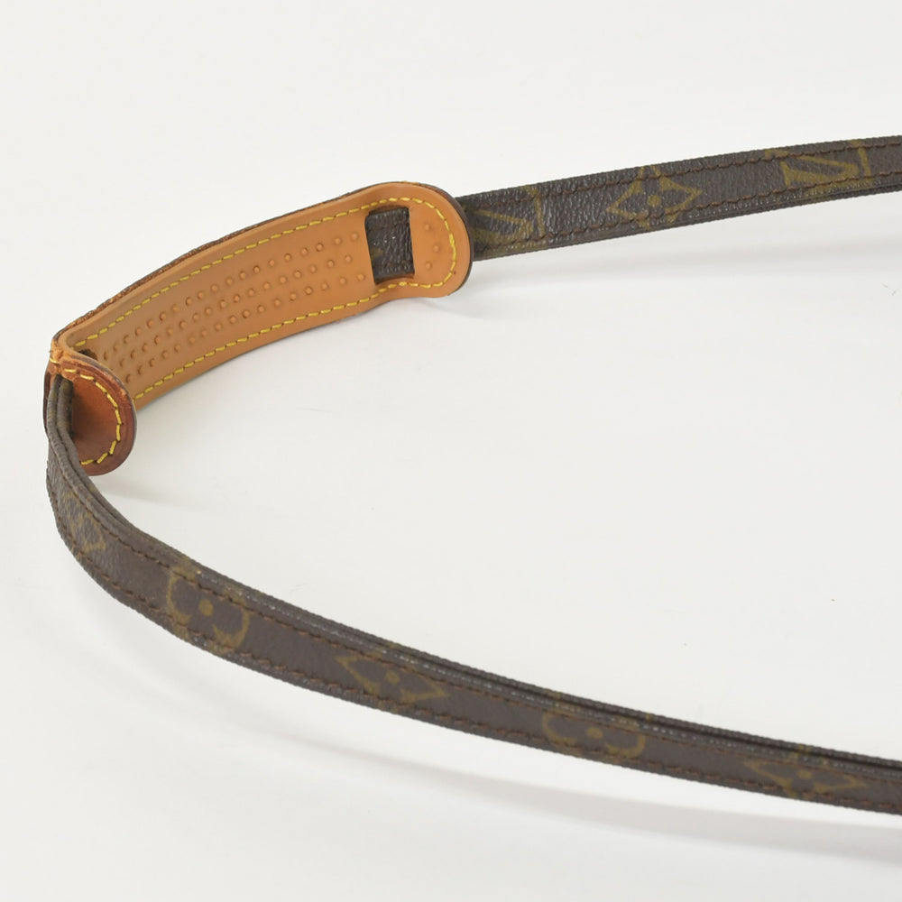 LOUIS VUITTON ルイヴィトン ショルダーバッグ ダヌーブ モノグラム ヌメ革 PVC ブラウン M45266 美品 中古 4a0047214