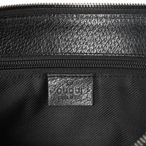 GUCCI グッチ ショルダーバッグ 114273 001998 GGキャンバス レザー ブラック ブラックメタル金具 良品 中古 4a004723