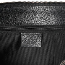画像をギャラリービューアに読み込む, GUCCI グッチ ショルダーバッグ 114273 001998 GGキャンバス レザー ブラック ブラックメタル金具 良品 中古 4a004723