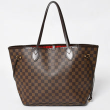 画像をギャラリービューアに読み込む, 新品同様 LOUIS VUITTON ルイヴィトン ダミエ ネヴァーフルMM トートバッグ N51105 PVC レザー ブラウン VI1039 ゴールド金具 中古 4a004591