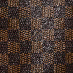 新品同様 LOUIS VUITTON ルイヴィトン ダミエ ネヴァーフルMM トートバッグ N51105 PVC レザー ブラウン VI1039 ゴールド金具 中古 4a004591