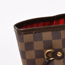 画像をギャラリービューアに読み込む, 新品同様 LOUIS VUITTON ルイヴィトン ダミエ ネヴァーフルMM トートバッグ N51105 PVC レザー ブラウン VI1039 ゴールド金具 中古 4a004591