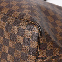 画像をギャラリービューアに読み込む, 新品同様 LOUIS VUITTON ルイヴィトン ダミエ ネヴァーフルMM トートバッグ N51105 PVC レザー ブラウン VI1039 ゴールド金具 中古 4a004591