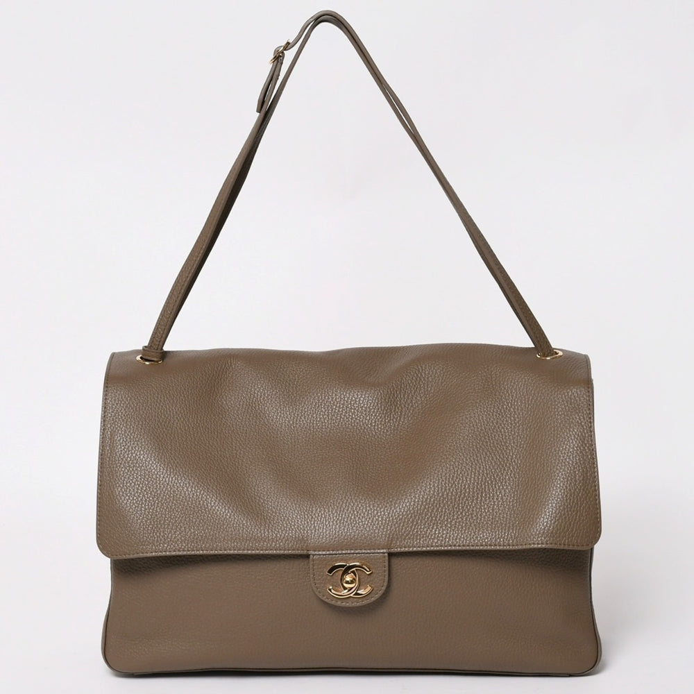 新品未使用 CHANEL シャネル マトラッセ 2026年 マキシ ハンドバッグ ブラウン AS6233 中古 4a004745