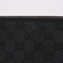 画像をギャラリービューアに読み込む, GUCCI グッチ ショルダーバッグ 114273 001998 GGキャンバス レザー ブラック ブラックメタル金具 良品 中古 4a004723