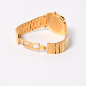 Very Good Condition GUCCI GRIP Watch 157.3 Weight approx. 101.89g Quartz Stainless Steel Gold GP Used 4a004742