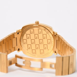 Very Good Condition GUCCI GRIP Watch 157.3 Weight approx. 101.89g Quartz Stainless Steel Gold GP Used 4a004742