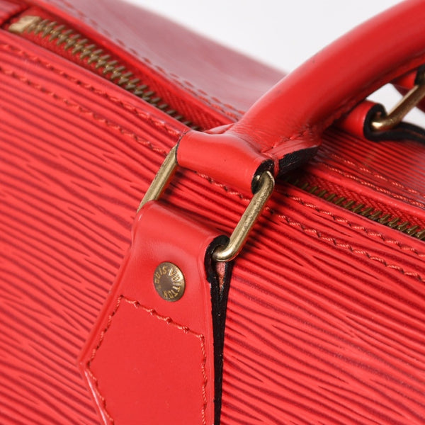 LOUIS VUITTON ルイヴィトン スピーディ25 ハンドバッグ M43017 エピ レザー レッド ゴールド金具 美品 中古 4a004682