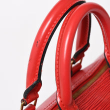 画像をギャラリービューアに読み込む, LOUIS VUITTON ルイヴィトン スピーディ25 ハンドバッグ M43017 エピ レザー レッド ゴールド金具 美品 中古 4a004682