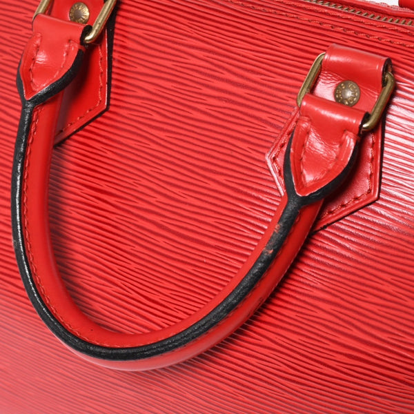 LOUIS VUITTON ルイヴィトン スピーディ25 ハンドバッグ M43017 エピ レザー レッド ゴールド金具 美品 中古 4a004682