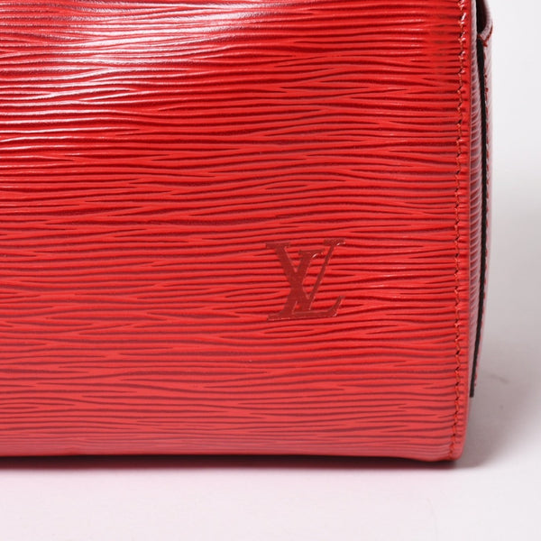 LOUIS VUITTON ルイヴィトン スピーディ25 ハンドバッグ M43017 エピ レザー レッド ゴールド金具 美品 中古 4a004682