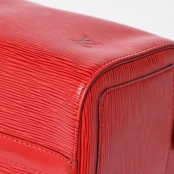 LOUIS VUITTON ルイヴィトン スピーディ25 ハンドバッグ M43017 エピ レザー レッド ゴールド金具 美品 中古 4a004682